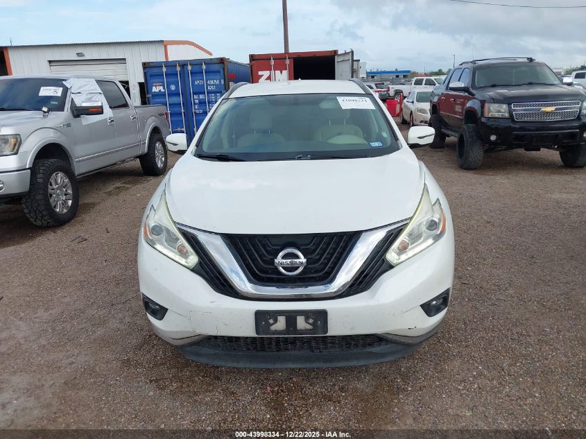 2017 Nissan Murano Platinum/S/Sl/Sv VIN: 5N1AZ2MG2HN110040 Lot: 43998334
