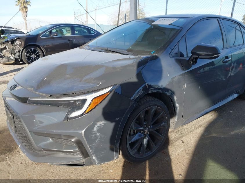 2023 Toyota Corolla Se VIN: 5YFP4MCE0PP156525 Lot: 43998339