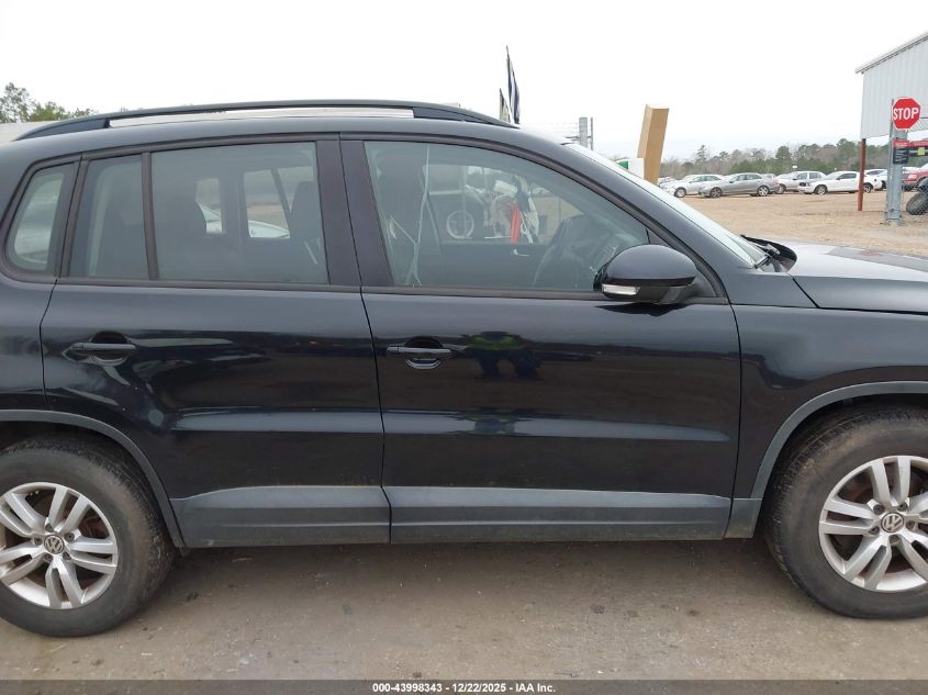 2015 Volkswagen Tiguan S VIN: WVGAV7AX3FW593753 Lot: 43998343