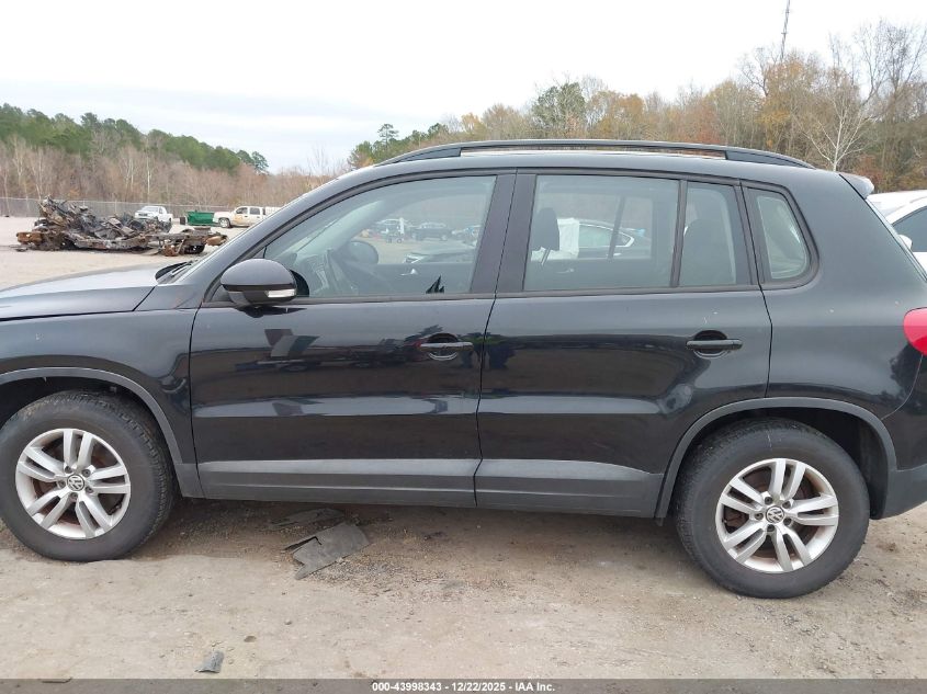 2015 Volkswagen Tiguan S VIN: WVGAV7AX3FW593753 Lot: 43998343