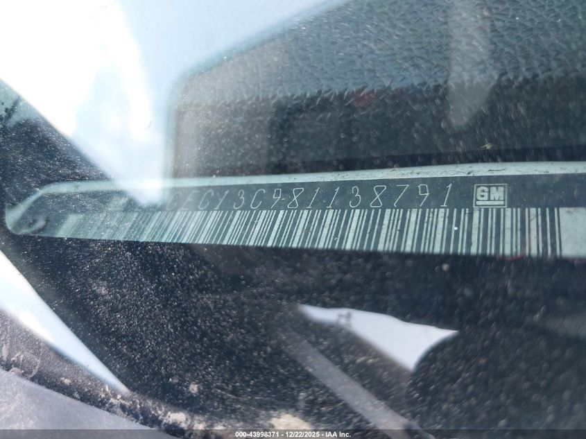 2008 Chevrolet Silverado 1500 Lt1 VIN: 2GCEC13C981138791 Lot: 43998371