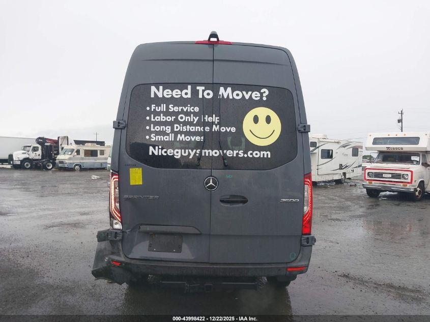 2021 Mercedes-Benz Sprinter 2500 Standard Roof I4 Diesel VIN: W1W4DBHY0MT044911 Lot: 43998422