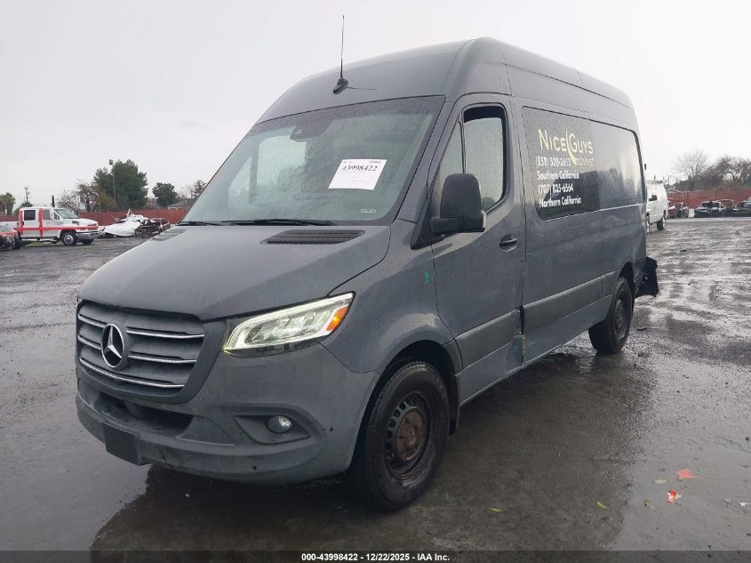 2021 Mercedes-Benz Sprinter 2500 Standard Roof I4 Diesel VIN: W1W4DBHY0MT044911 Lot: 43998422