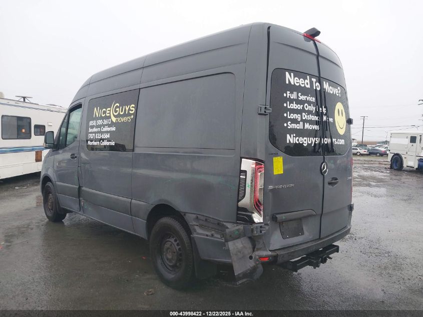 2021 Mercedes-Benz Sprinter 2500 Standard Roof I4 Diesel VIN: W1W4DBHY0MT044911 Lot: 43998422
