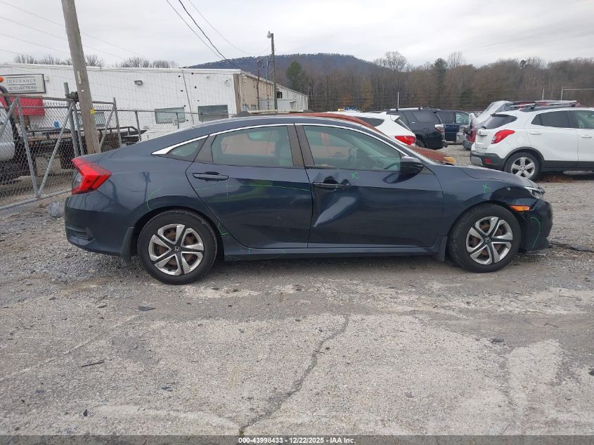 2016 Honda Civic Lx VIN: 19XFC2F58GE046242 Lot: 43998433