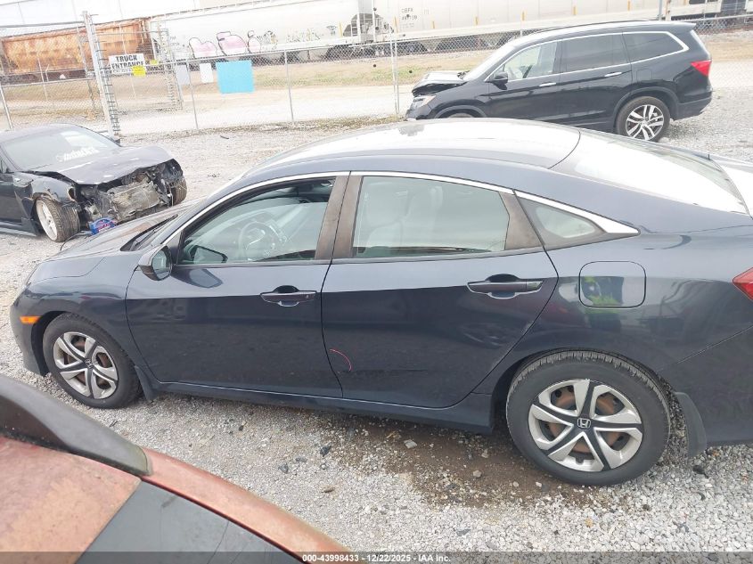 2016 Honda Civic Lx VIN: 19XFC2F58GE046242 Lot: 43998433