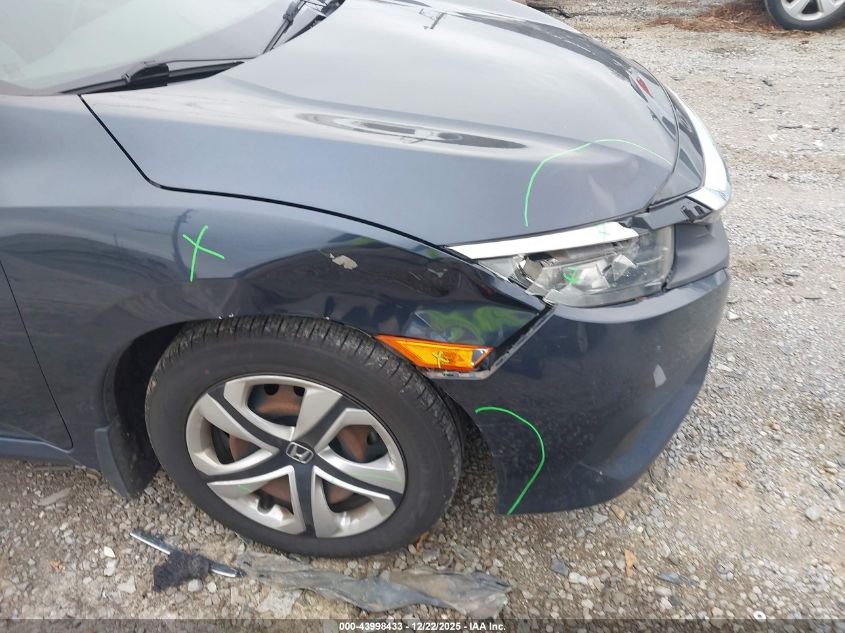 2016 Honda Civic Lx VIN: 19XFC2F58GE046242 Lot: 43998433