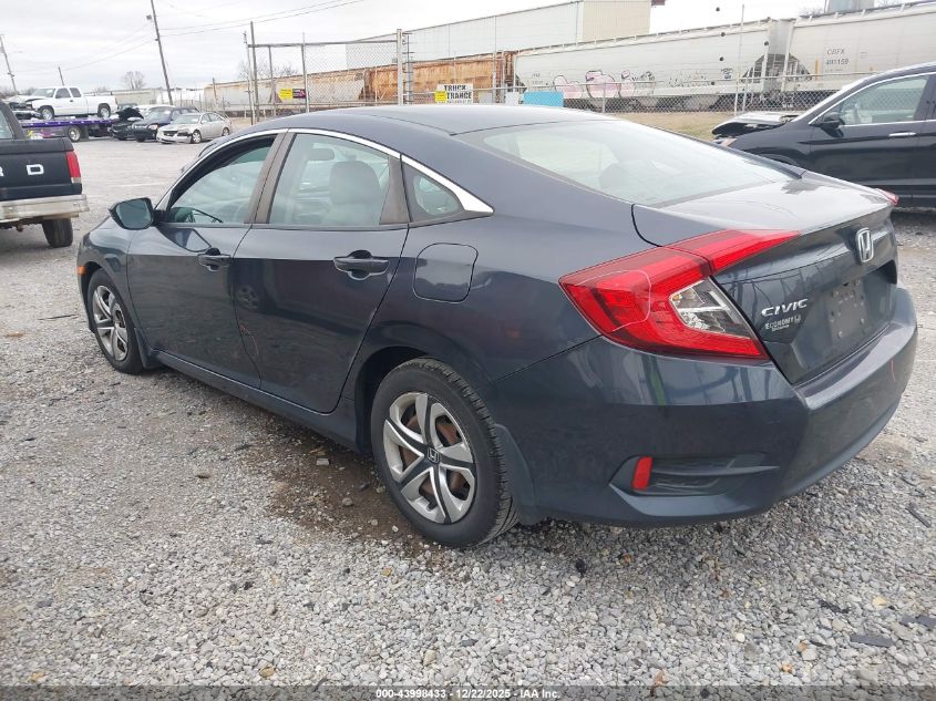 2016 Honda Civic Lx VIN: 19XFC2F58GE046242 Lot: 43998433