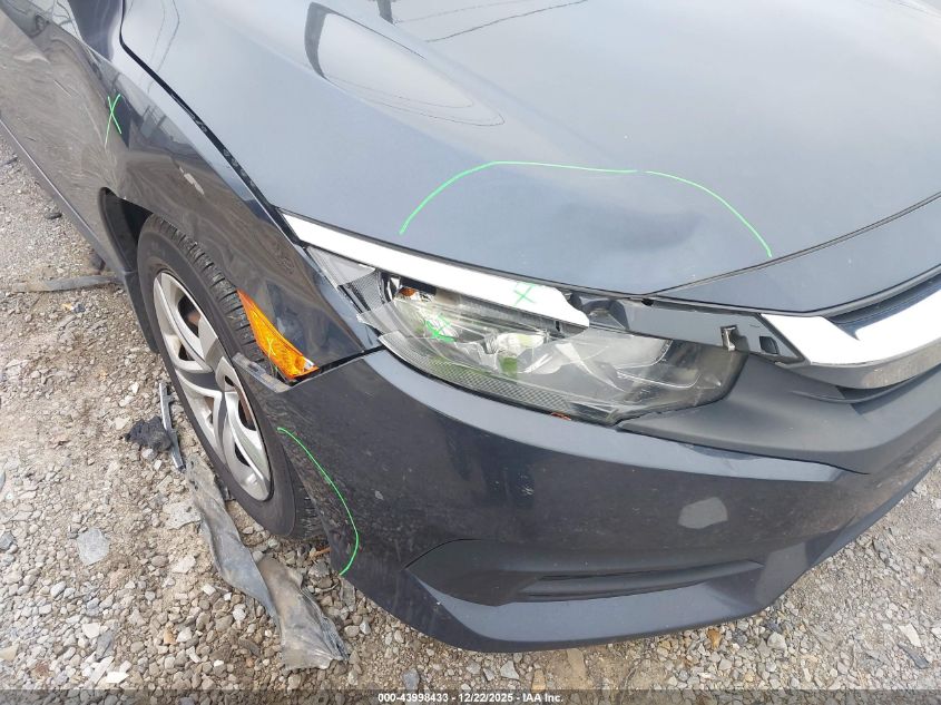 2016 Honda Civic Lx VIN: 19XFC2F58GE046242 Lot: 43998433