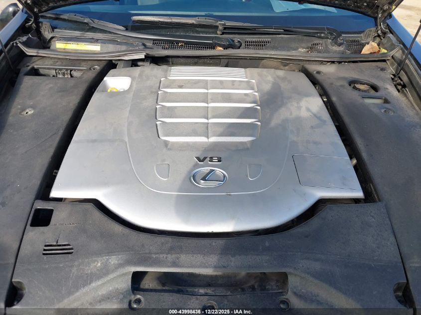 2009 Lexus Ls 460 VIN: JTHCL46F495003201 Lot: 43998436