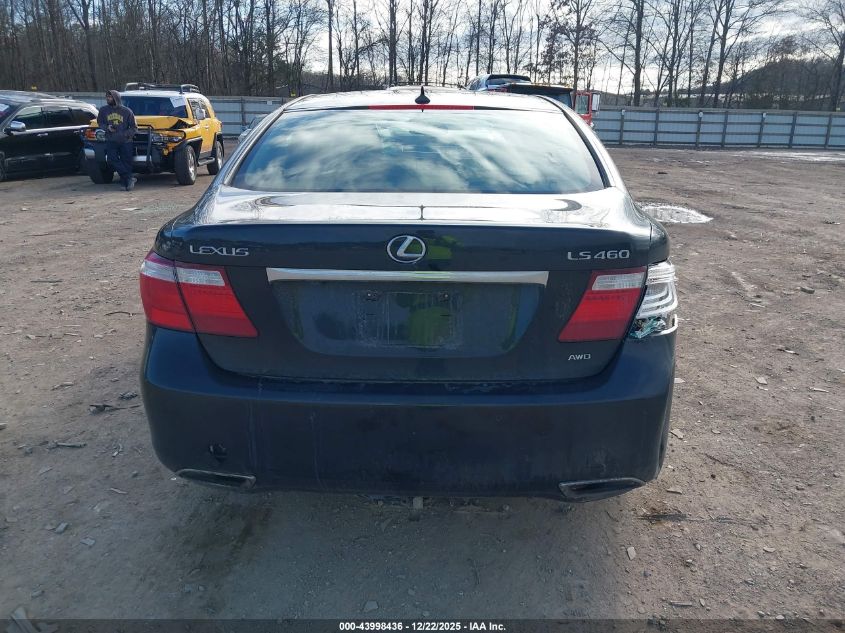 2009 Lexus Ls 460 VIN: JTHCL46F495003201 Lot: 43998436