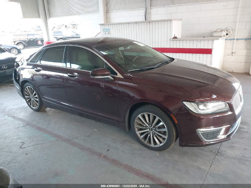 2018 Lincoln Mkz Hybrid Select VIN: 3LN6L5LU8JR611050 Lot: 43998463