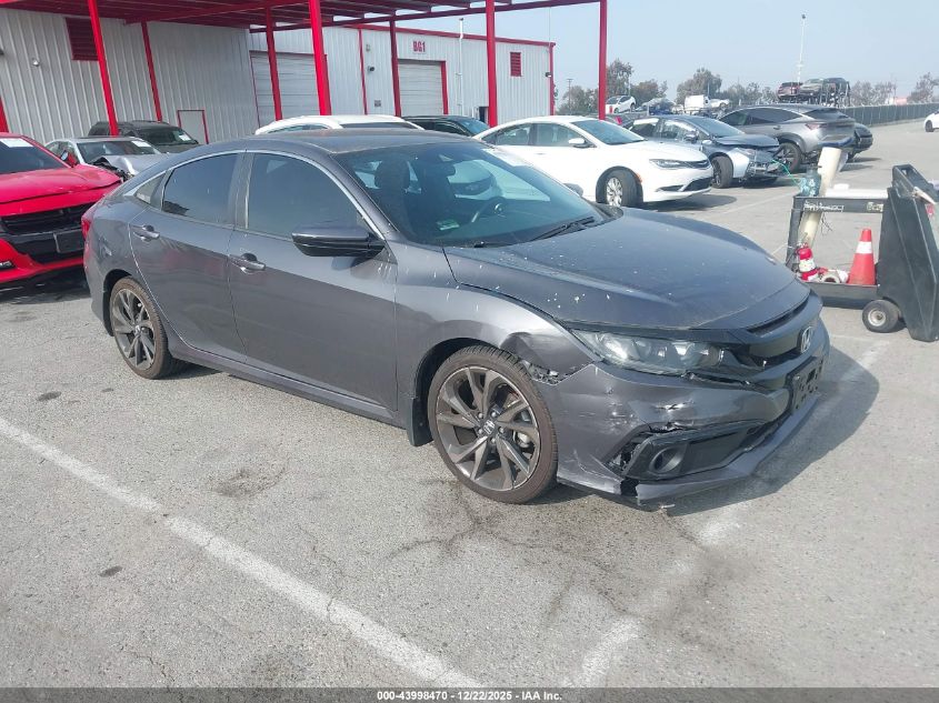 2020 Honda Civic Sport VIN: 2HGFC2F83LH580453 Lot: 43998470