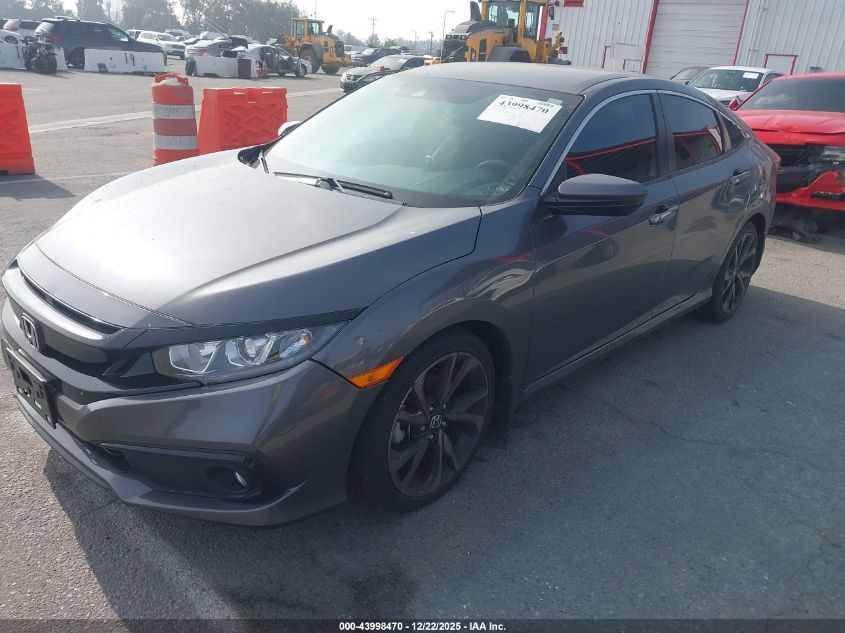 2020 Honda Civic Sport VIN: 2HGFC2F83LH580453 Lot: 43998470