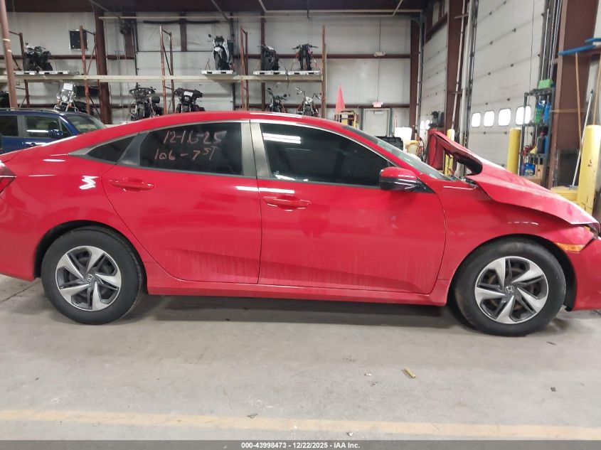 2020 Honda Civic Lx VIN: 2HGFC2F62LH541769 Lot: 43998473