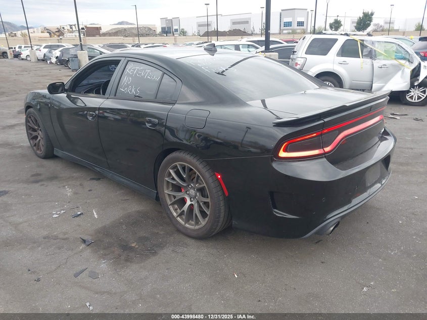 Vin: 2c3cdxej0gh258458, lot: 44494222, dodge charger srt 392 20163