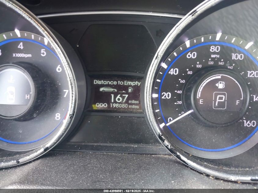 2014 Hyundai Sonata Gls VIN: 5NPEB4AC6EH917115 Lot: 43998501