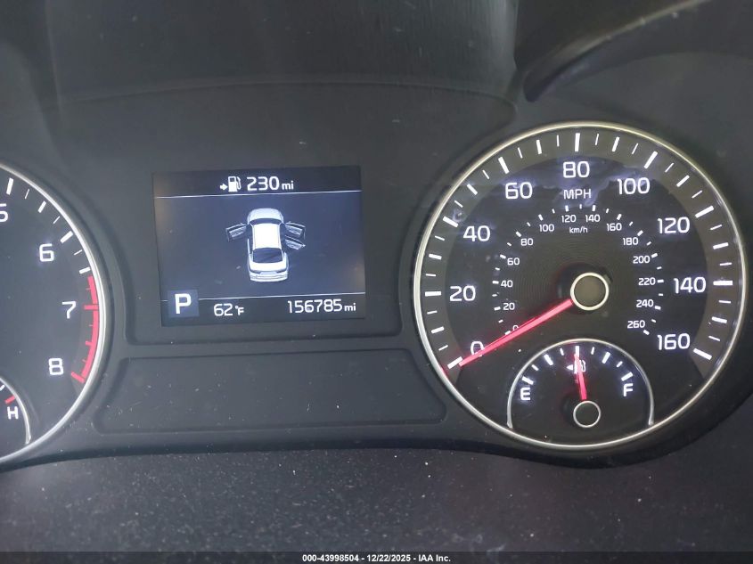 2019 Kia Optima Lx VIN: 5XXGT4L3XKG369808 Lot: 43998504