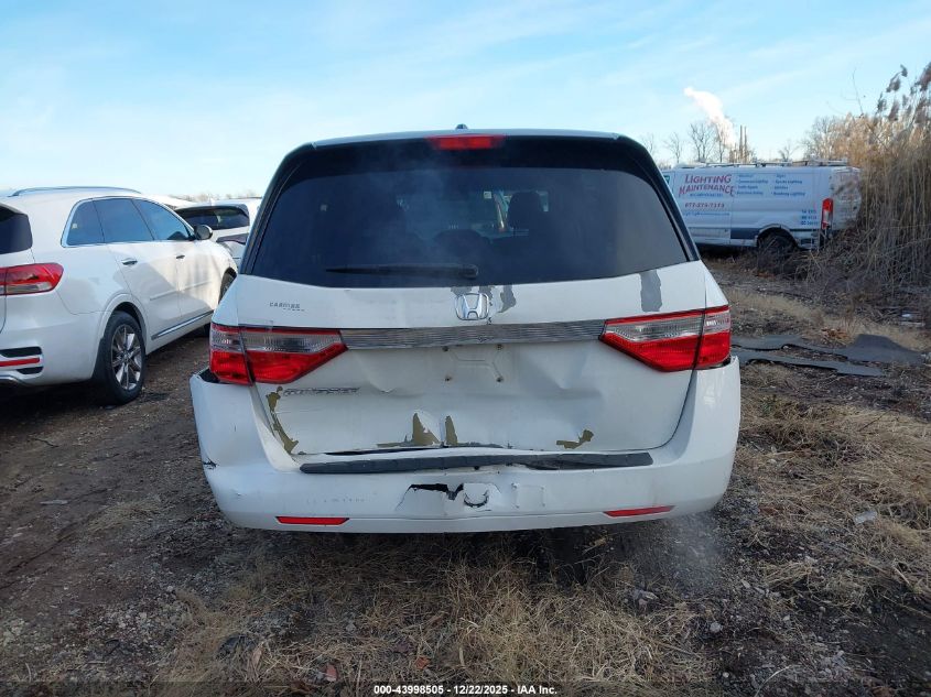 2011 Honda Odyssey Ex-L VIN: 5FNRL5H68BB058687 Lot: 43998505