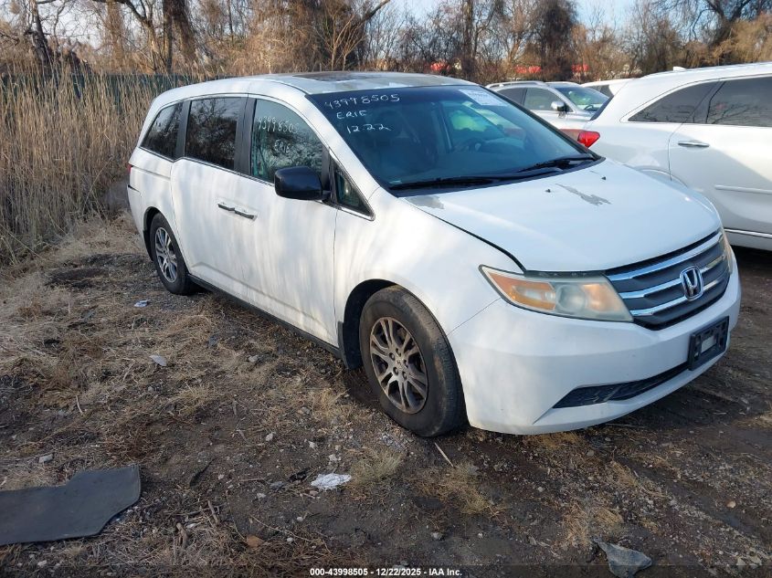2011 Honda Odyssey Ex-L VIN: 5FNRL5H68BB058687 Lot: 43998505