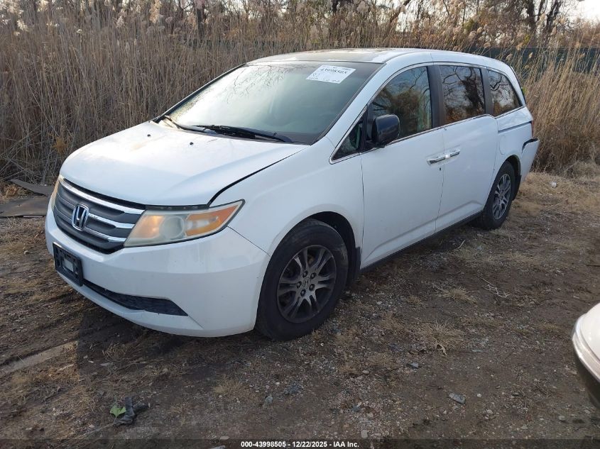 2011 Honda Odyssey Ex-L VIN: 5FNRL5H68BB058687 Lot: 43998505