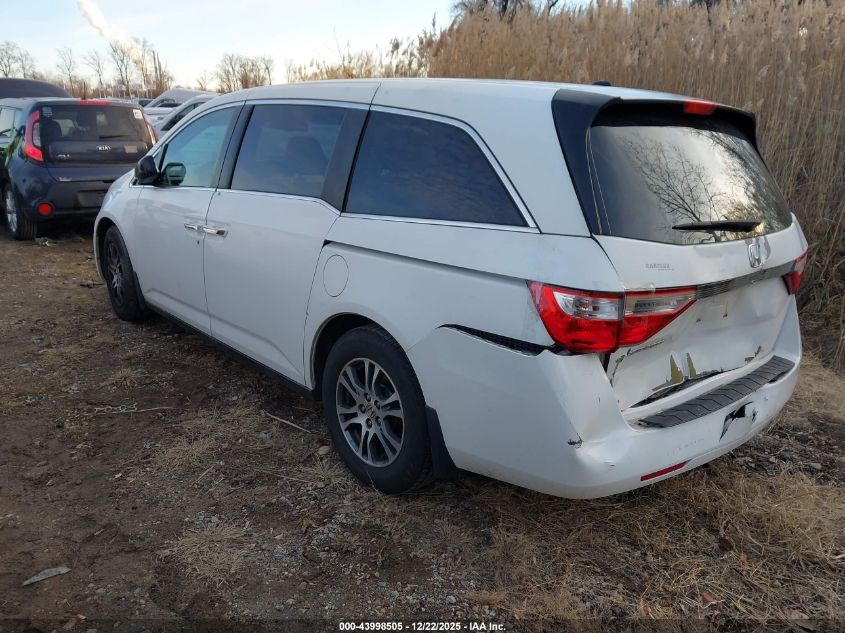 2011 Honda Odyssey Ex-L VIN: 5FNRL5H68BB058687 Lot: 43998505