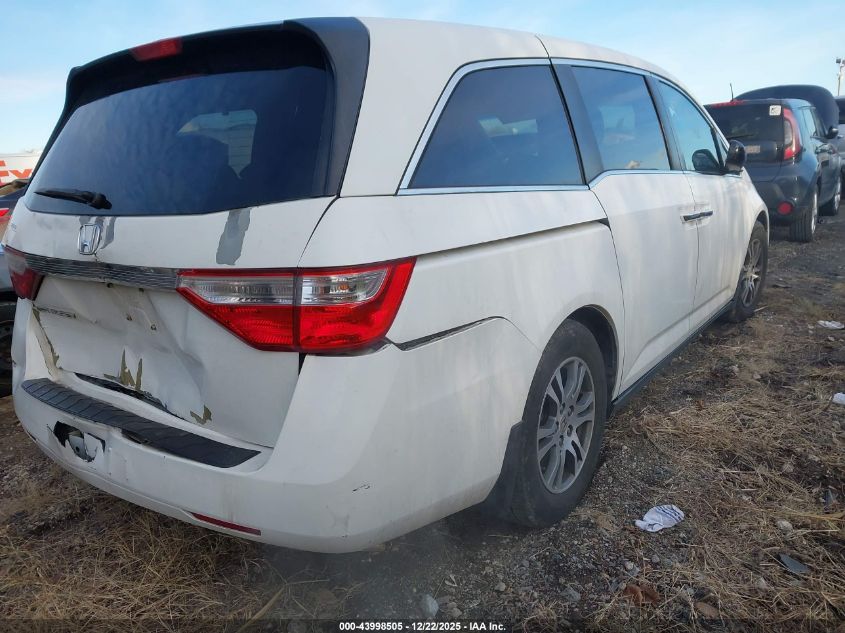 2011 Honda Odyssey Ex-L VIN: 5FNRL5H68BB058687 Lot: 43998505