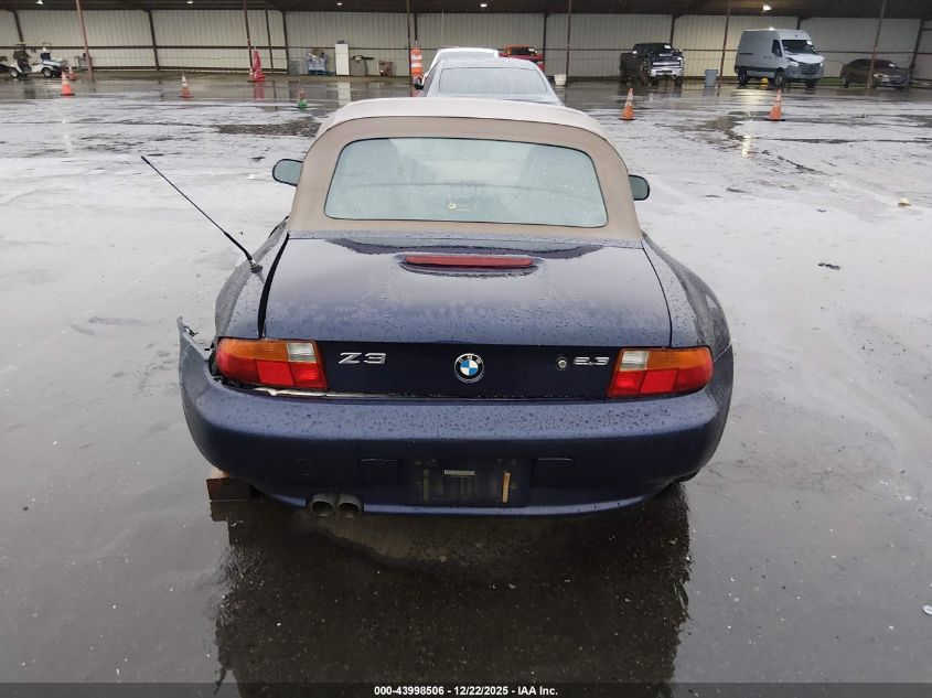 1999 BMW Z3 2.3 VIN: 4USCH9339XLF82749 Lot: 43998506