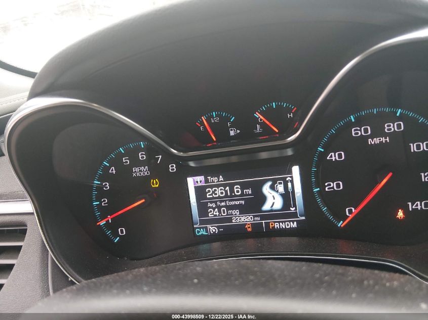 2016 Chevrolet Impala 2Lt VIN: 2G1115S36G9122604 Lot: 43998509