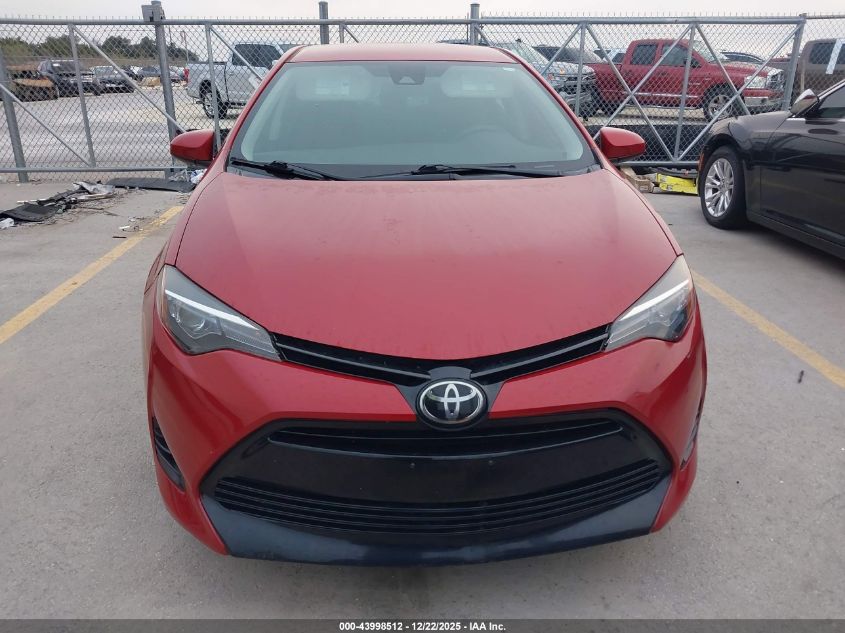 2017 Toyota Corolla Le VIN: 5YFBURHE0HP724807 Lot: 43998512