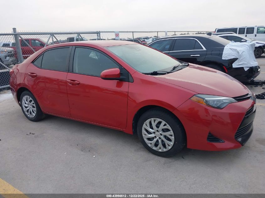 2017 Toyota Corolla Le VIN: 5YFBURHE0HP724807 Lot: 43998512