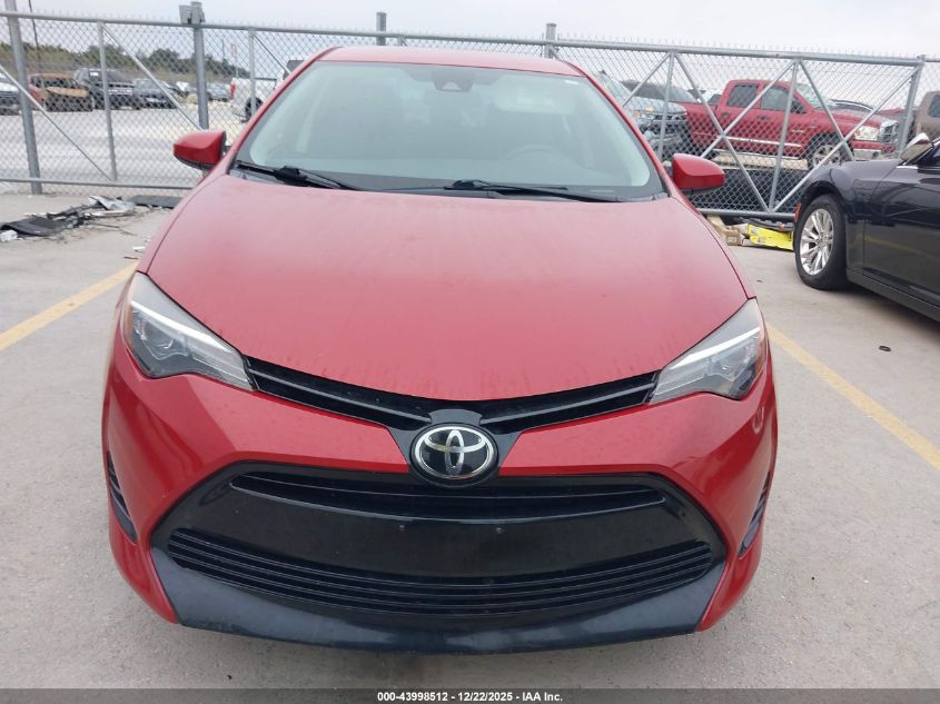 2017 Toyota Corolla Le VIN: 5YFBURHE0HP724807 Lot: 43998512