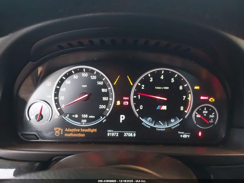 2013 BMW M5 VIN: WBSFV9C51DD096381 Lot: 43998523