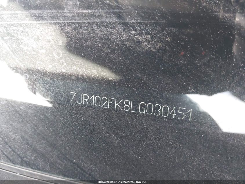 2020 Volvo S60 T5 Momentum VIN: 7JR102FK8LG030451 Lot: 43998527