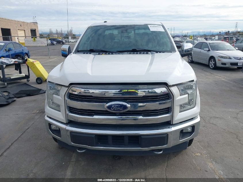 2017 Ford F-150 Lariat VIN: 1FTEW1EG0HKC84004 Lot: 43998533