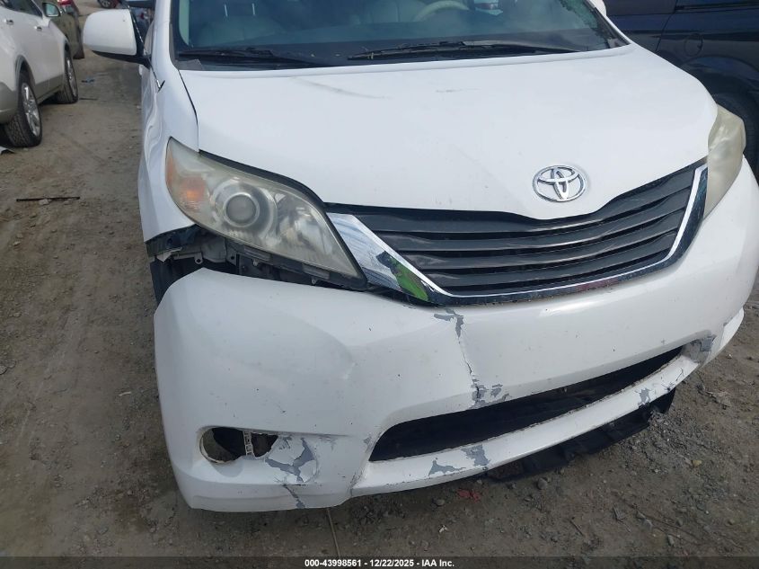 2011 Toyota Sienna Xle V6 VIN: 5TDYK3DCXBS091071 Lot: 43998561