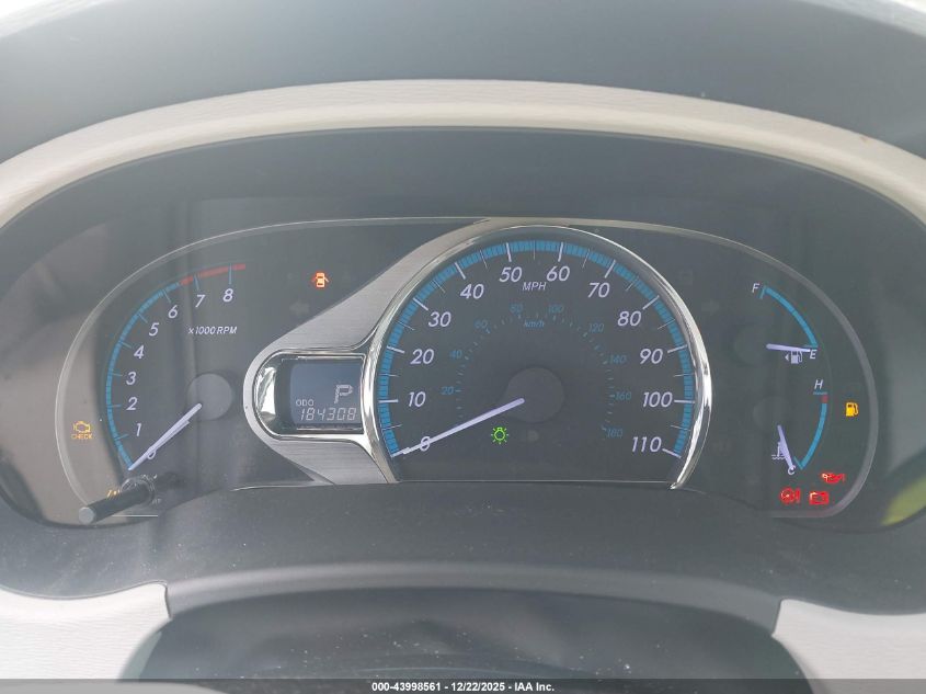 2011 Toyota Sienna Xle V6 VIN: 5TDYK3DCXBS091071 Lot: 43998561