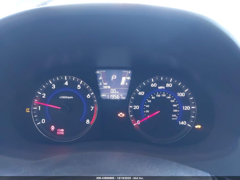 2014 Hyundai Accent Gls VIN: KMHCT4AE3EU675116 Lot: 43998565