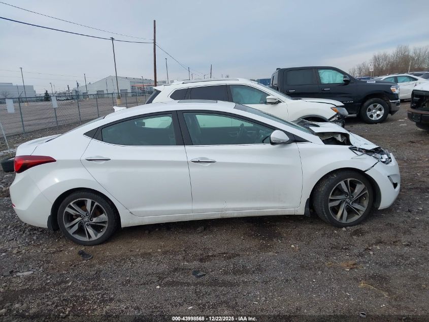 2015 Hyundai Elantra Limited VIN: 5NPDH4AE7FH576028 Lot: 43998568