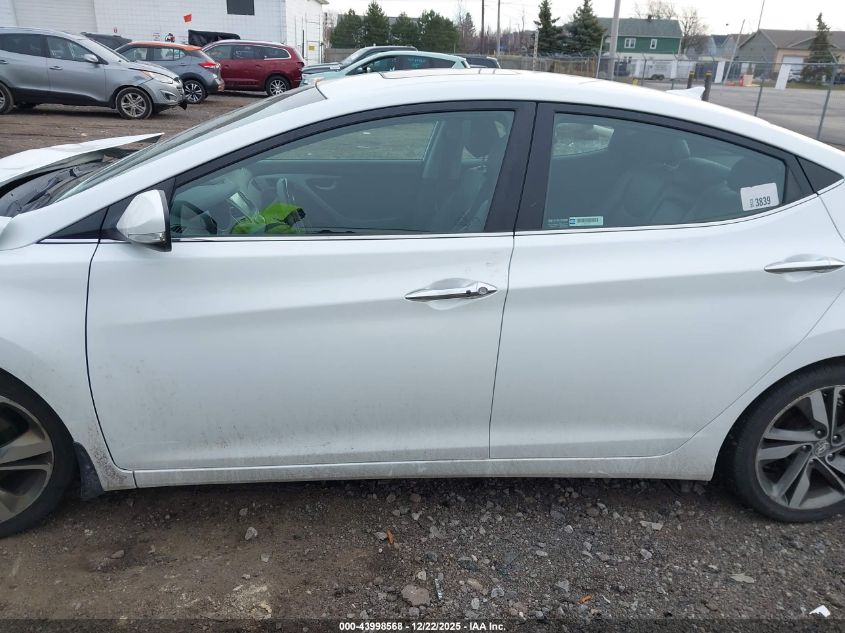 2015 Hyundai Elantra Limited VIN: 5NPDH4AE7FH576028 Lot: 43998568