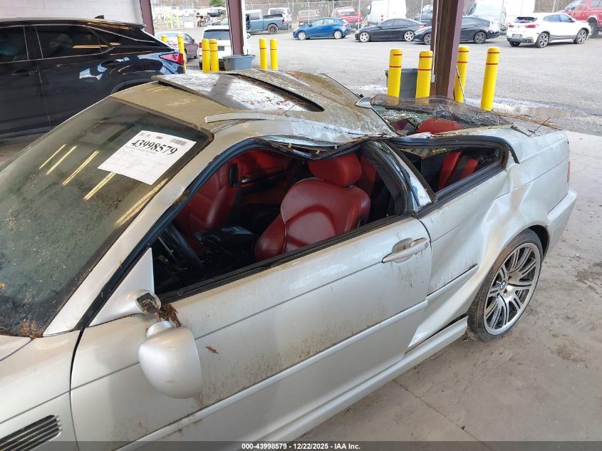 2005 BMW M3 VIN: WBSBL93415PN62418 Lot: 43998579
