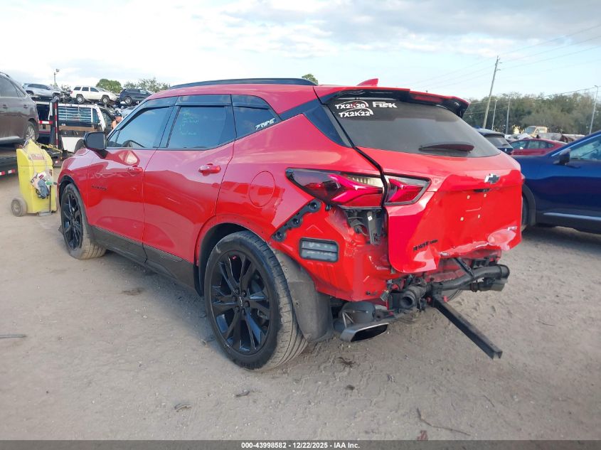 2020 Chevrolet Blazer Awd Rs VIN: 3GNKBKRS4LS614654 Lot: 43998582