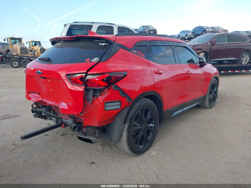 2020 Chevrolet Blazer Awd Rs VIN: 3GNKBKRS4LS614654 Lot: 43998582