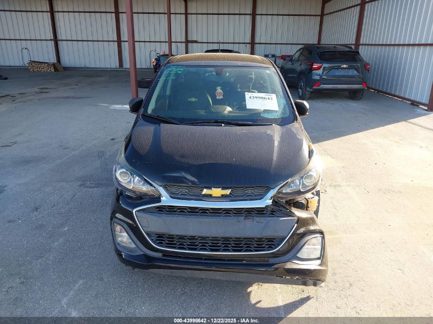 2020 Chevrolet Spark Fwd Ls Automatic VIN: KL8CB6SA3LC422307 Lot: 43998642