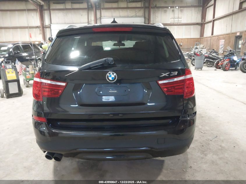 2015 BMW X3 xDrive28I VIN: 5UXWX9C57F0D45358 Lot: 43998647