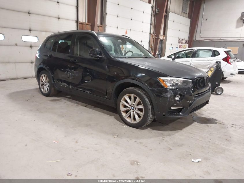 2015 BMW X3 xDrive28I VIN: 5UXWX9C57F0D45358 Lot: 43998647