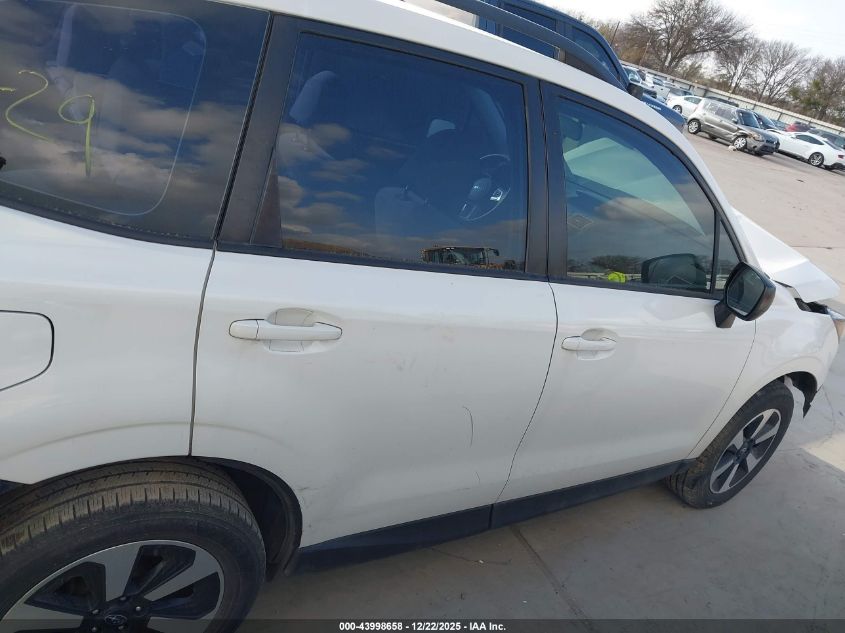 2018 Subaru Forester 2.5I VIN: JF2SJABCXJH447829 Lot: 43998658