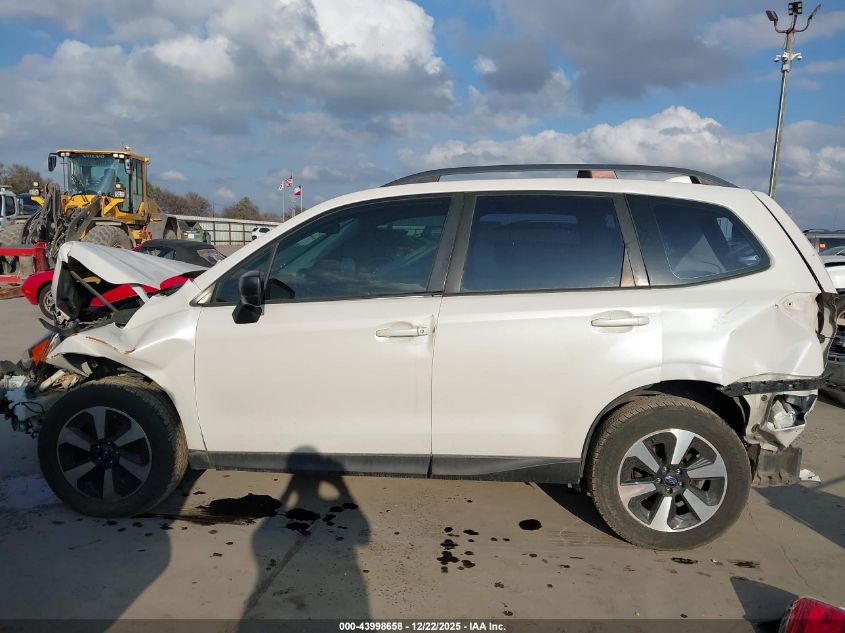 2018 Subaru Forester 2.5I VIN: JF2SJABCXJH447829 Lot: 43998658
