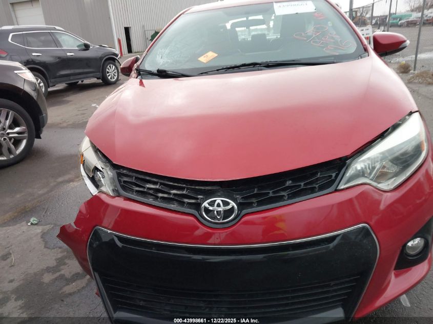 2015 Toyota Corolla S Plus VIN: 5YFBURHE3FP316220 Lot: 43998661