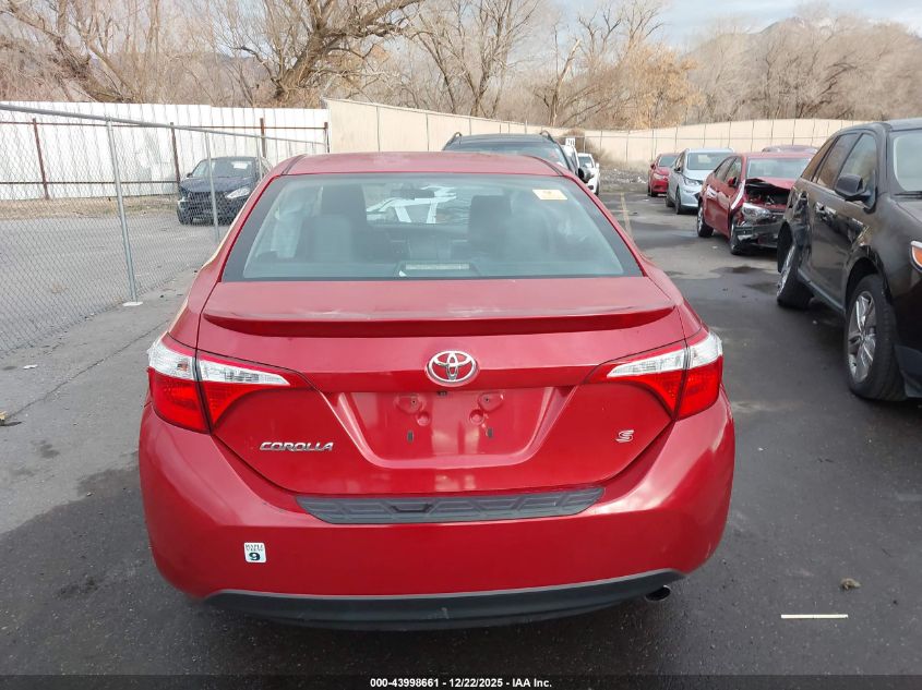 2015 Toyota Corolla S Plus VIN: 5YFBURHE3FP316220 Lot: 43998661